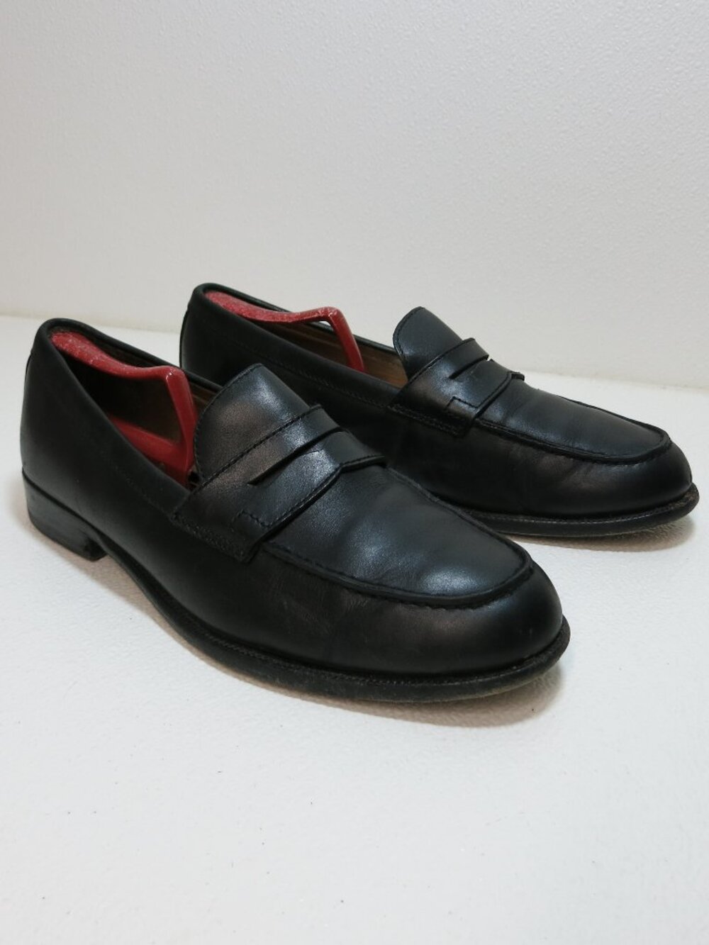 Polo Ralph Lauren Agustin Leather Loafers Dress Moccasins Shoes Footwear Sz 9.5 - Picture 2 of 7